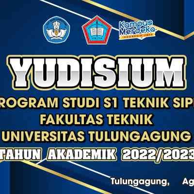 Yudisium Program Studi S1 Teknik Sipil Universitas Tulungagung Tahun Akademik 2022/2023